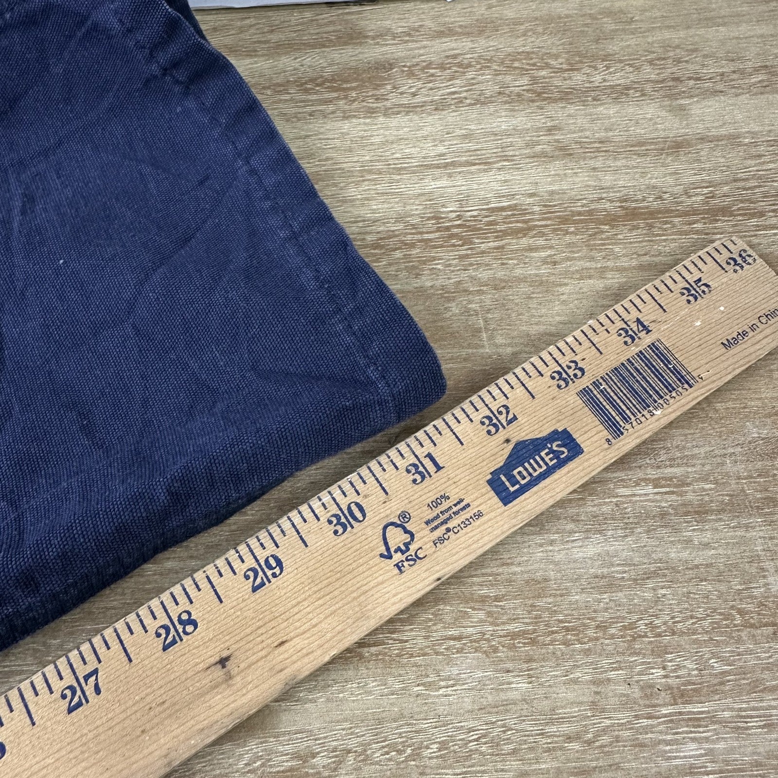 Carhartt FR FRB159 NVY Pants Mens 36x36 Blue utility Loose Fit