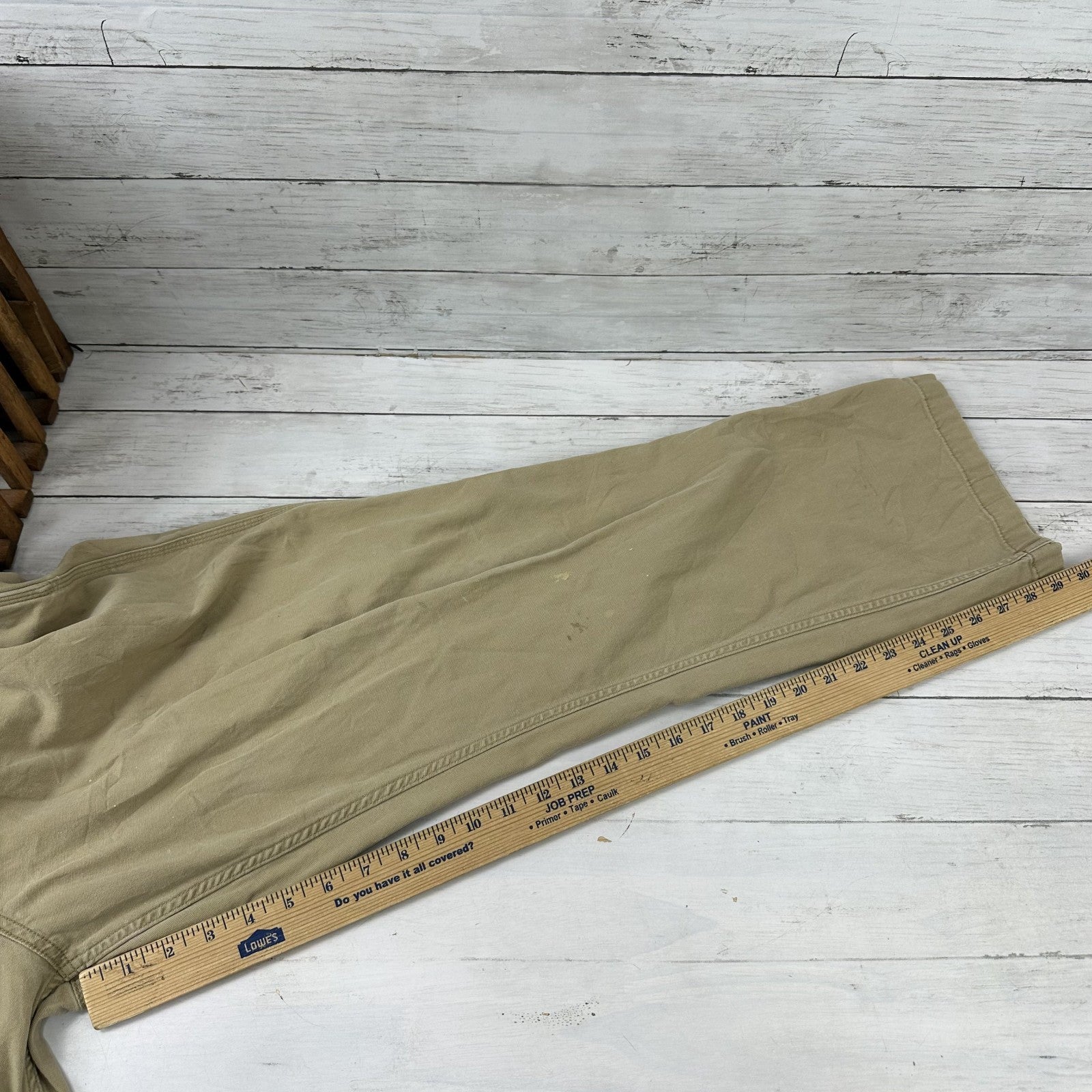 Carhartt Relaxed Fit Utility Pants Size 40x32 Tan Brown Workwear (measures 39x29
