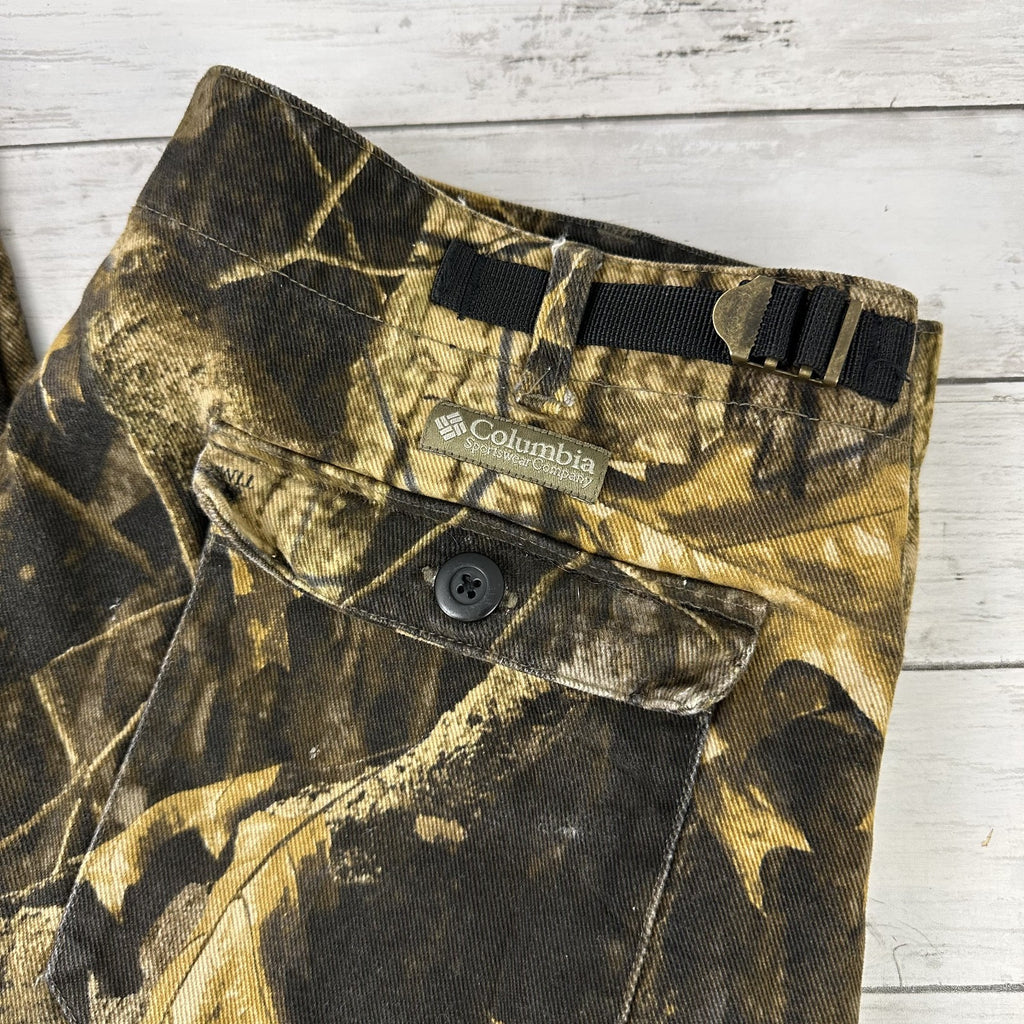 Columbia Timber Wolf Camo Cargo Hunting Pants Men’s size 36x30