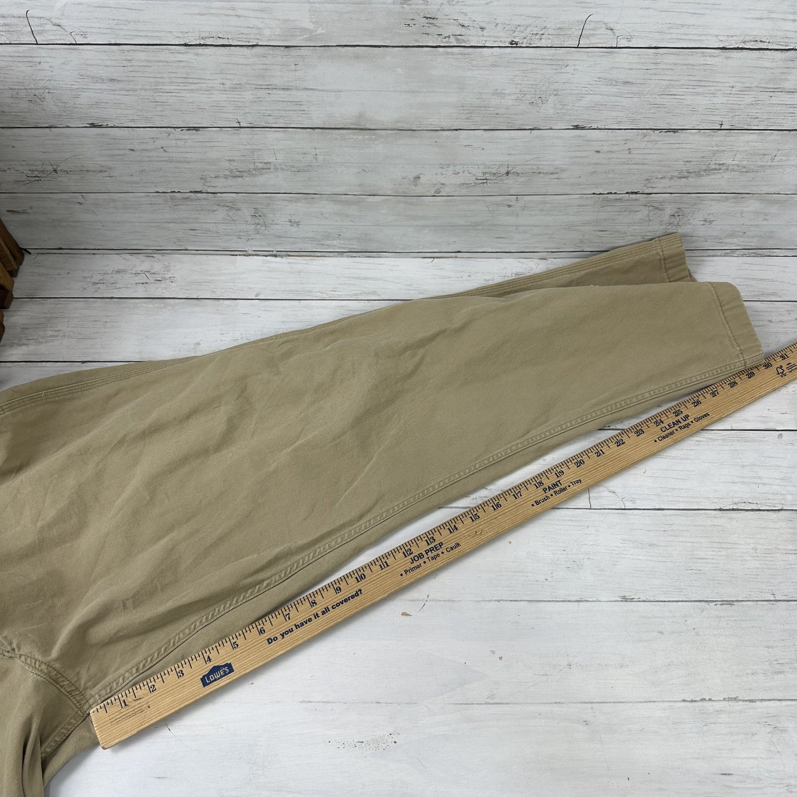 Carhartt Relaxed Fit Utility Pants Size 40x32 Tan Brown Workwear (measures 39x30
