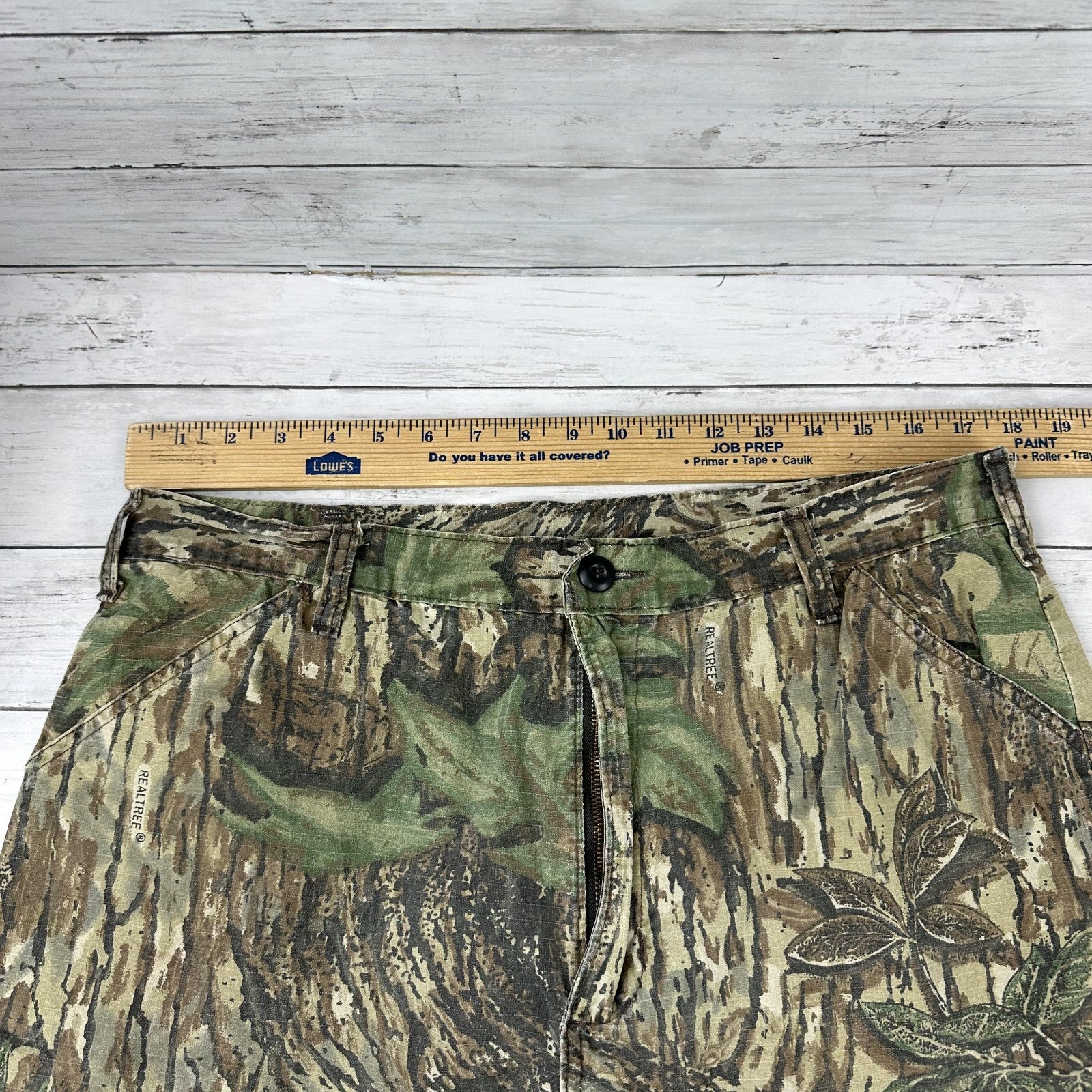Liberty Cargo Camo Camouflage Hunting Pants Men's Large Reg 35x30 Real Tree