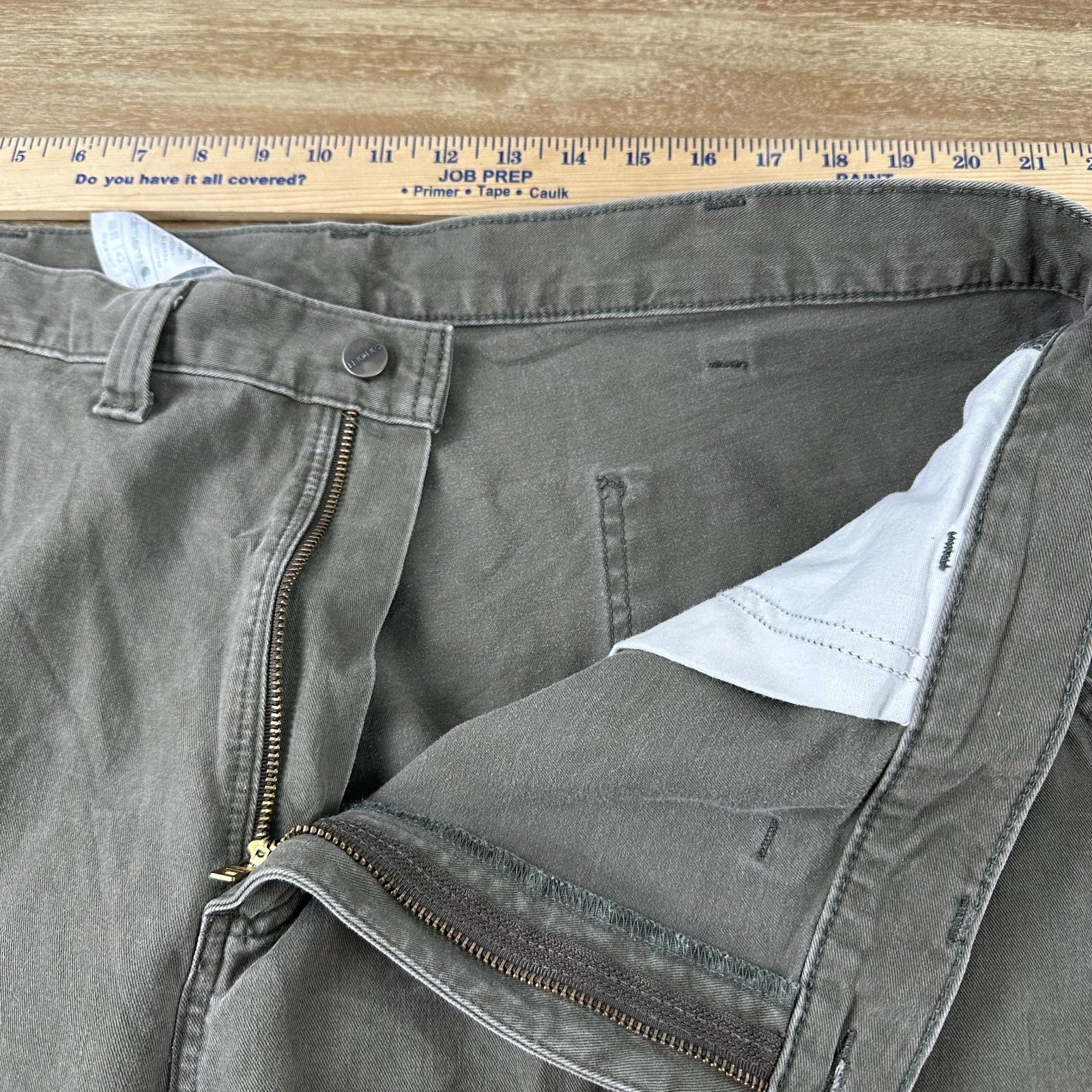 Carhartt B324 DFE Relaxed Fit Work Pants Mens 42x30 Twill Dark Coffee