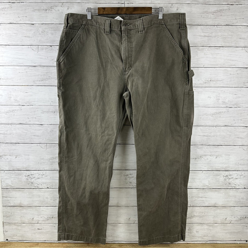 Carhartt B324 DFE Relaxed Fit Work Pants Mens 42x30 Twill Dark Coffee