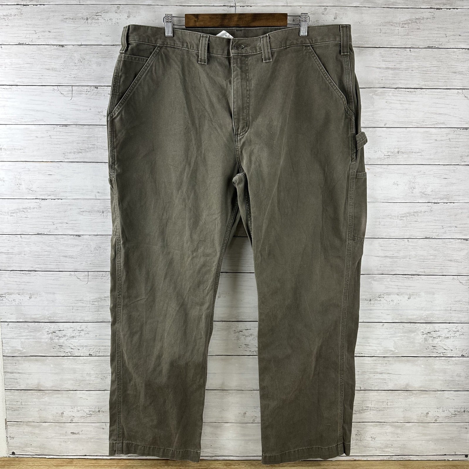 Carhartt B324 DFE Relaxed Fit Work Pants Mens 42x30 Twill Dark Coffee