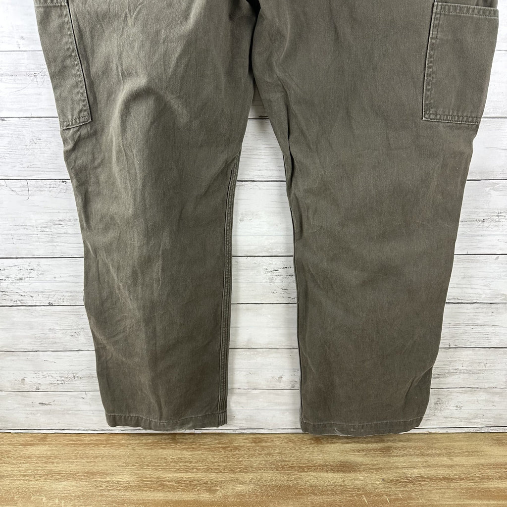 Carhartt B324 DFE Relaxed Fit Work Pants Mens 42x30 Twill Dark Coffee