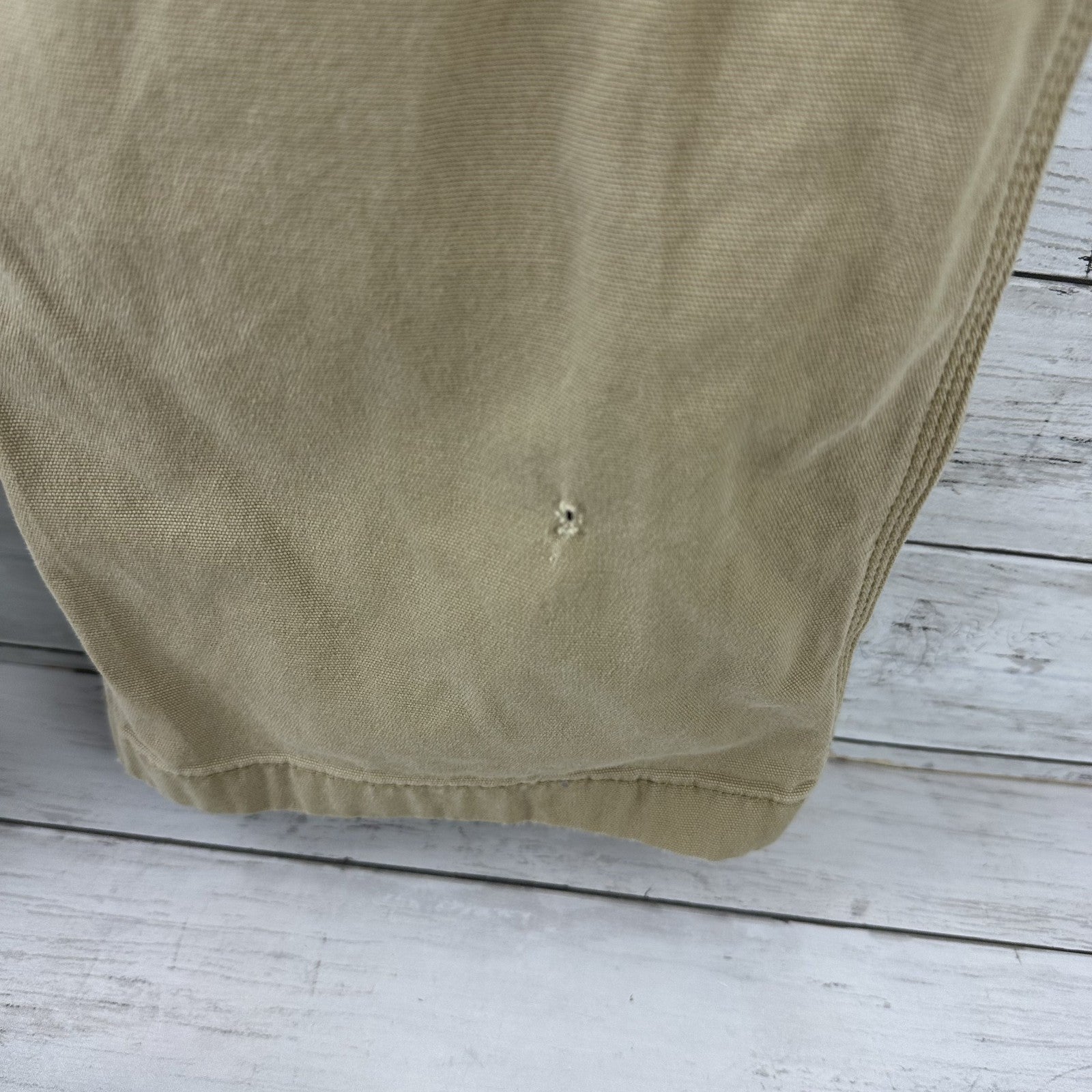 Carhartt Relaxed Fit Utility Pants Size 40x32 Tan Brown Workwear (measures 39x30