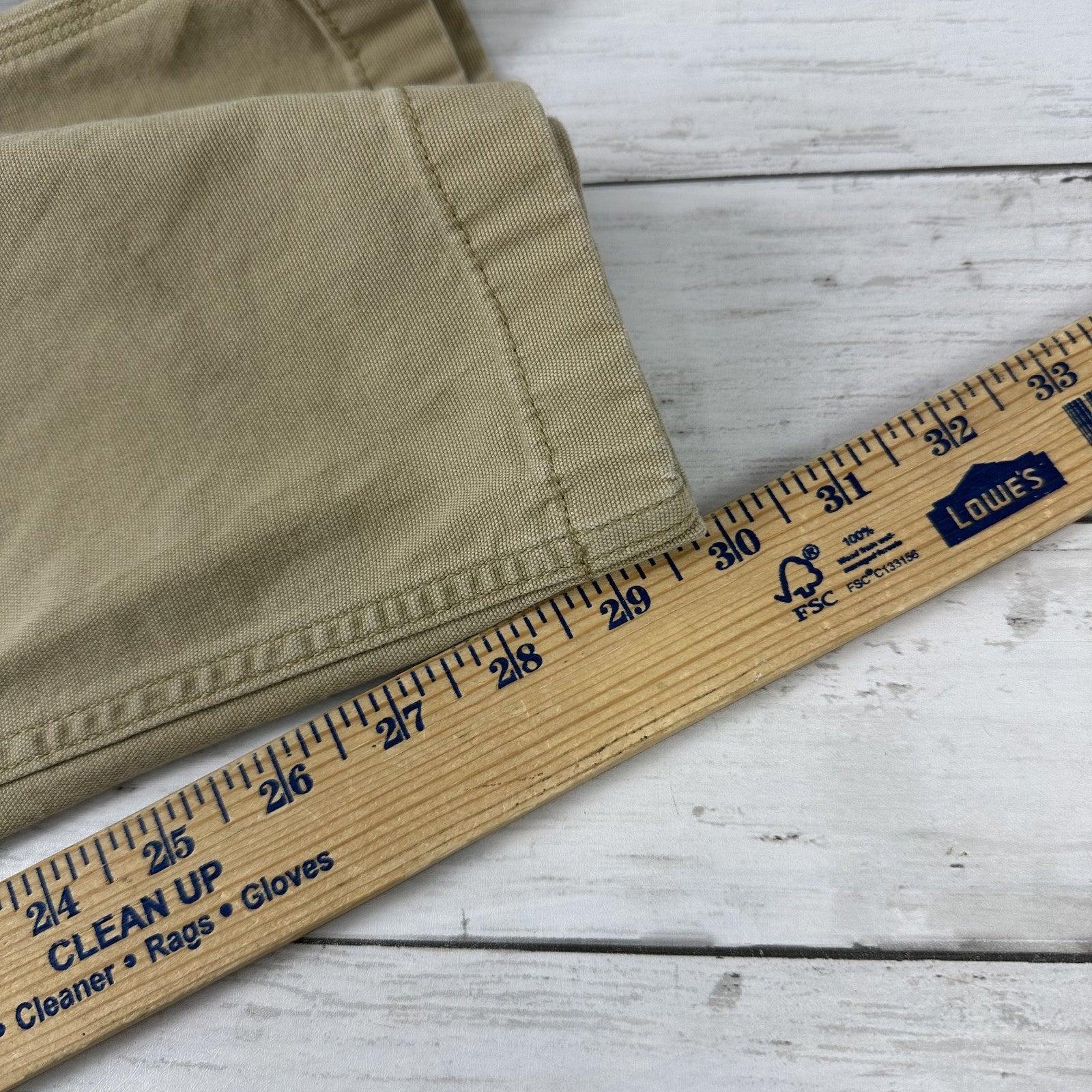 Carhartt Relaxed Fit Utility Pants Size 40x32 Tan Brown Workwear (measures 39x30