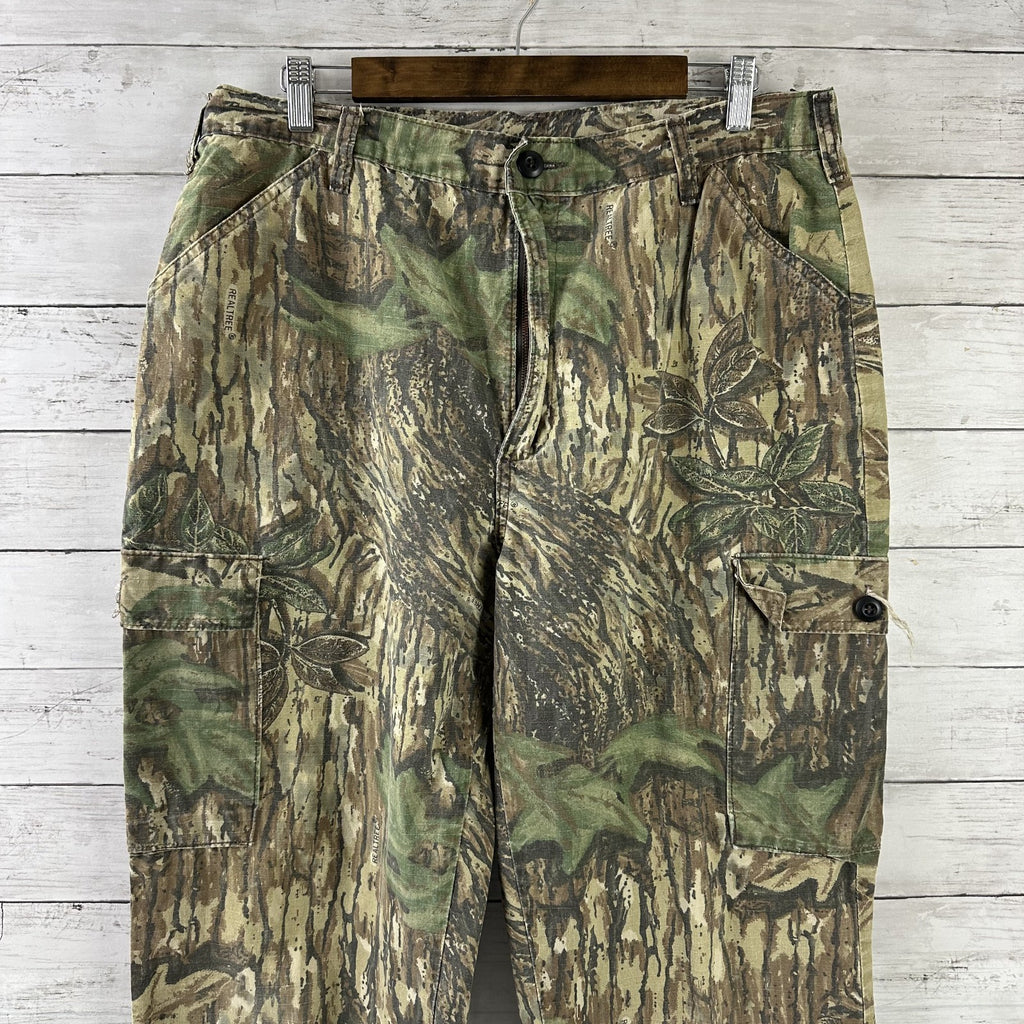 Liberty Cargo Camo Camouflage Hunting Pants Men's Large Reg 35x30 Real Tree