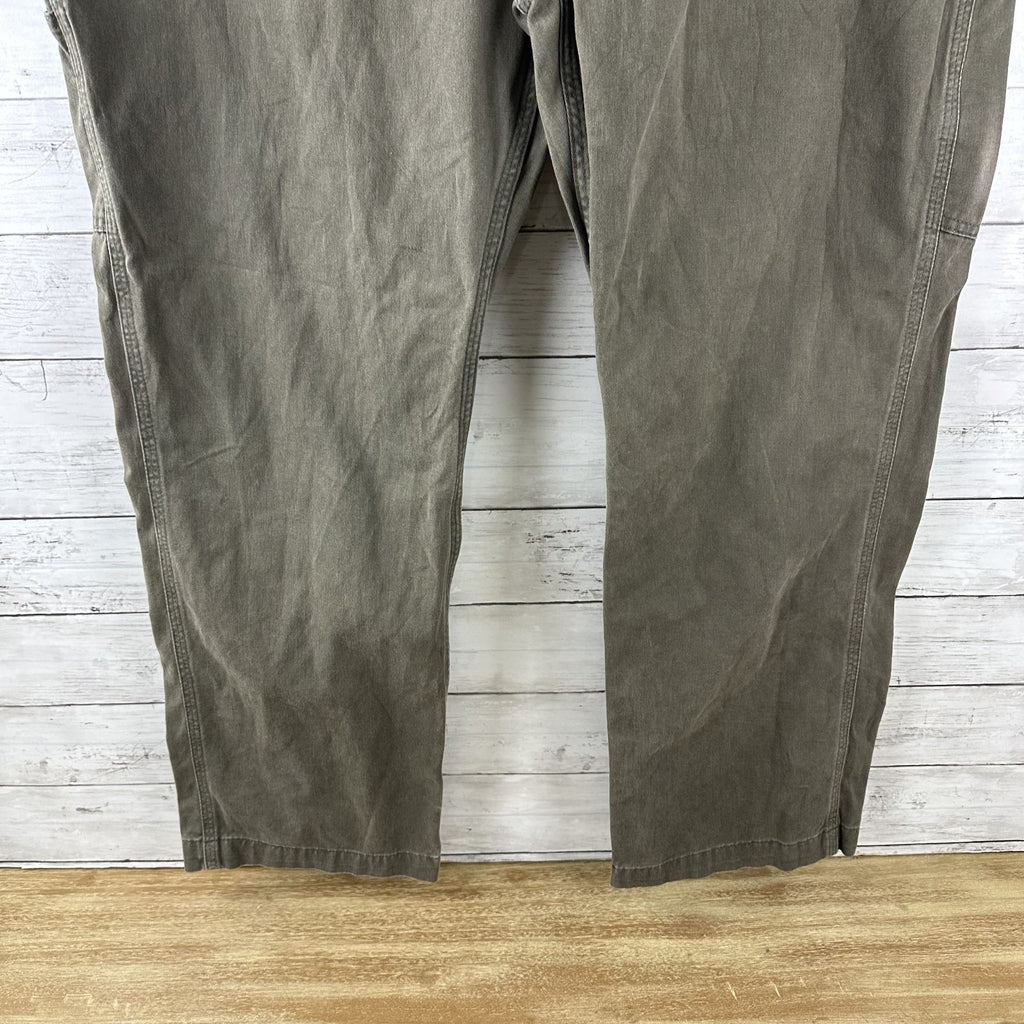 Carhartt B324 DFE Relaxed Fit Work Pants Mens 42x30 Twill Dark Coffee