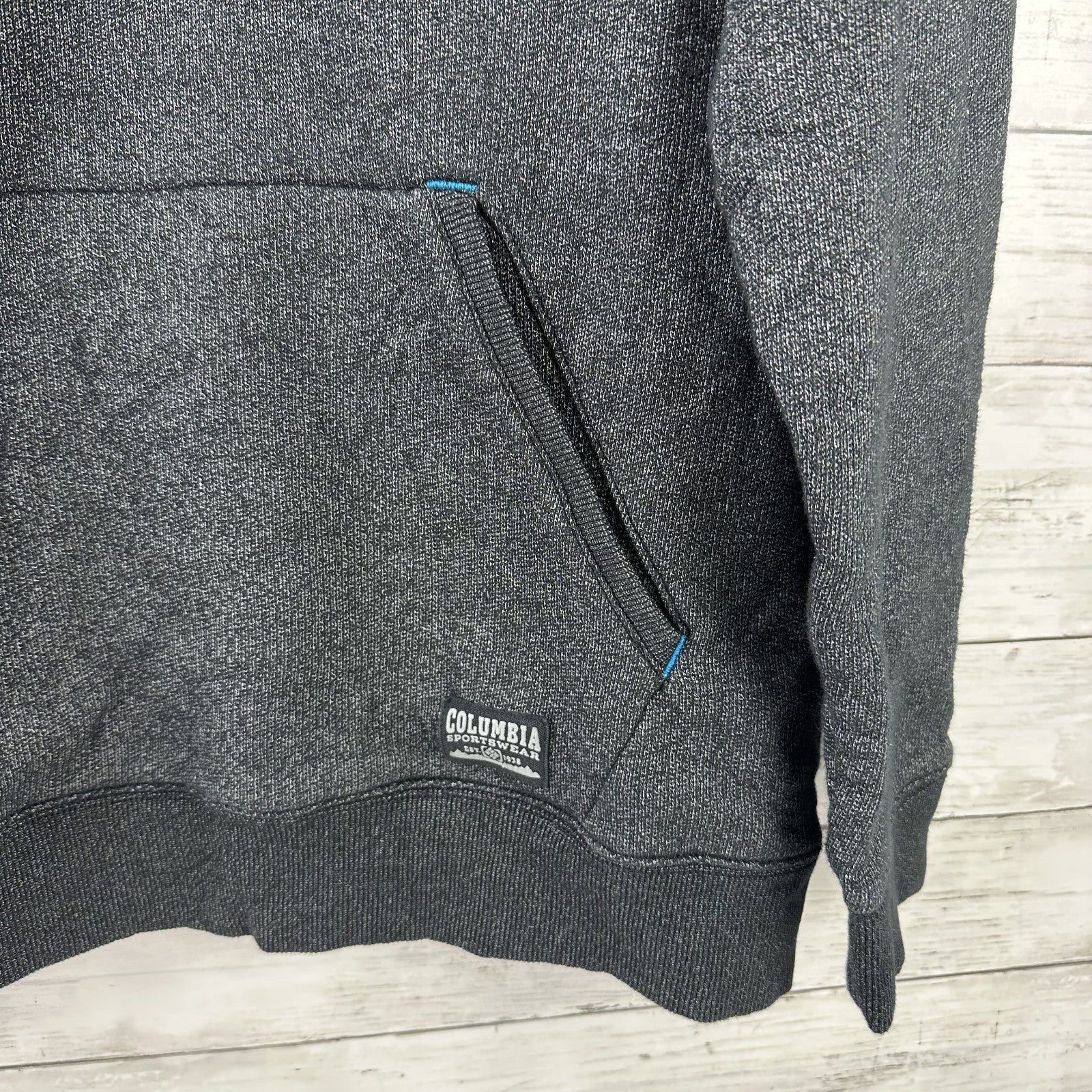 Columbia Great Hart Mountain II Men's XL 1/4 zip Sweatshirt Long Sleeve Black