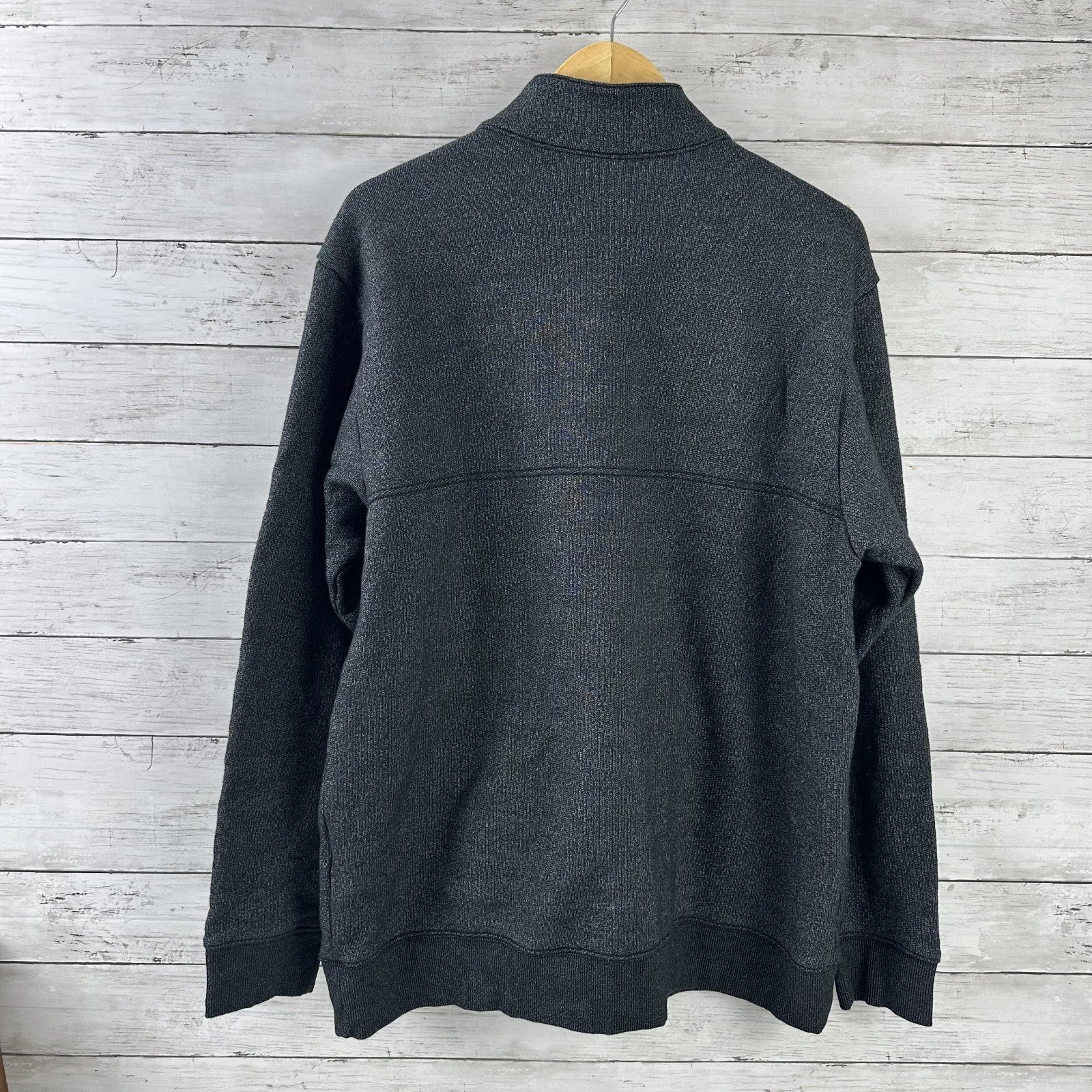 Columbia Great Hart Mountain II Men's XL 1/4 zip Sweatshirt Long Sleeve Black