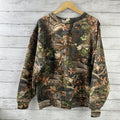 Brents Mens MED Photoflauge Sweatshirt Hunting Outdoor Camo Forest Brown Green