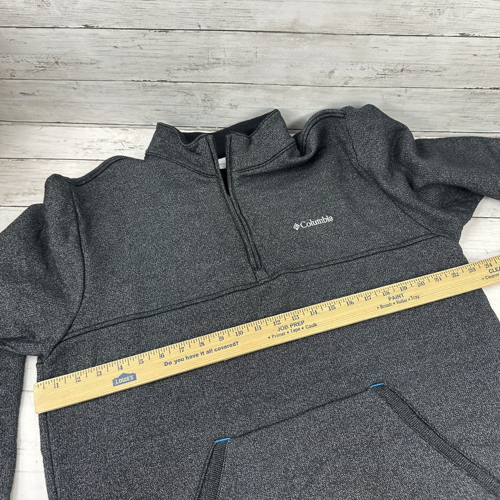 Columbia Great Hart Mountain II Men's XL 1/4 zip Sweatshirt Long Sleeve Black
