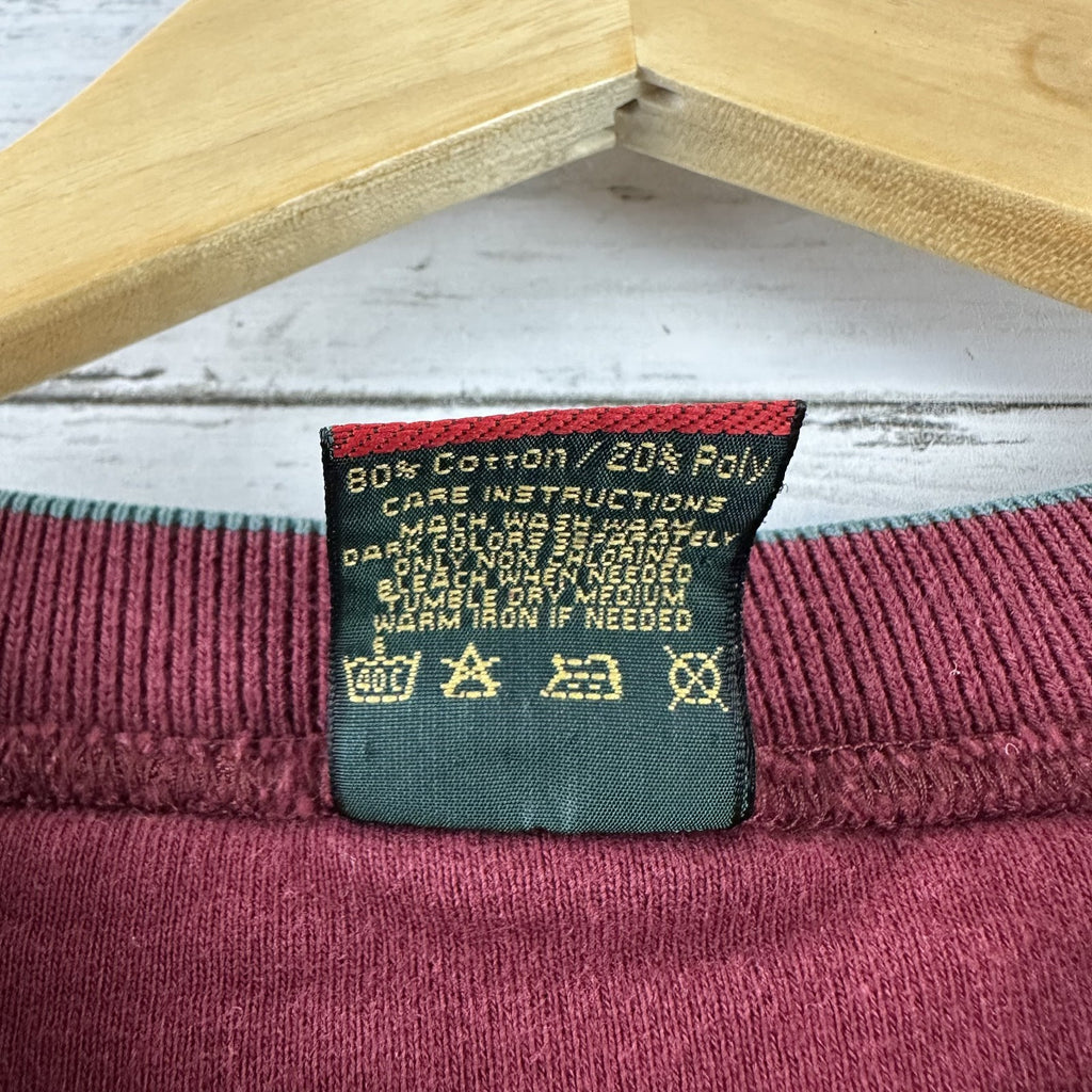 VINTAGE Golf Sweatshirt Mens XL red Crewneck 90s USA Cross creek hardscrabble
