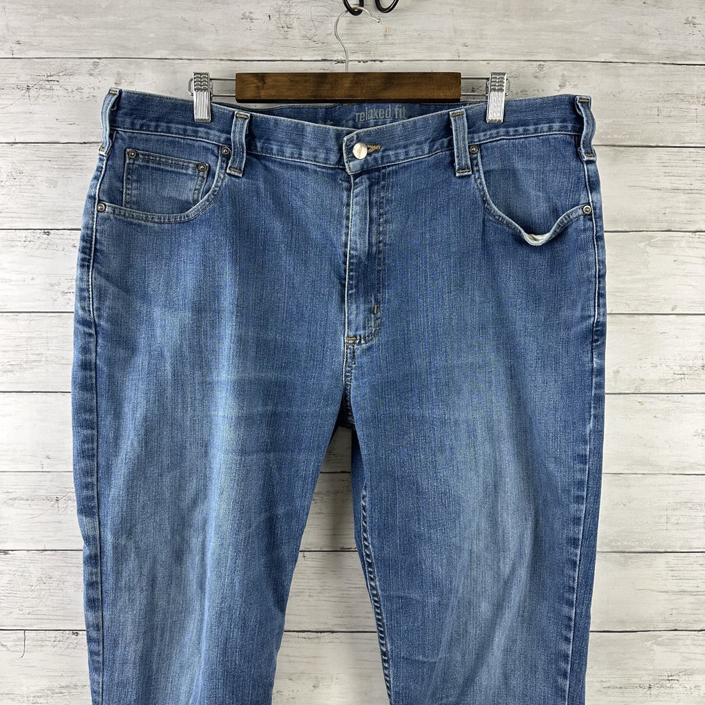 Carhartt Relaxed Fit Mens 40x32 Jeans Workwear Work rugged flex straight