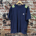 Carhartt FR Shirt Mens Large Flame Resistant Force Relaxed Fit Reflective Work