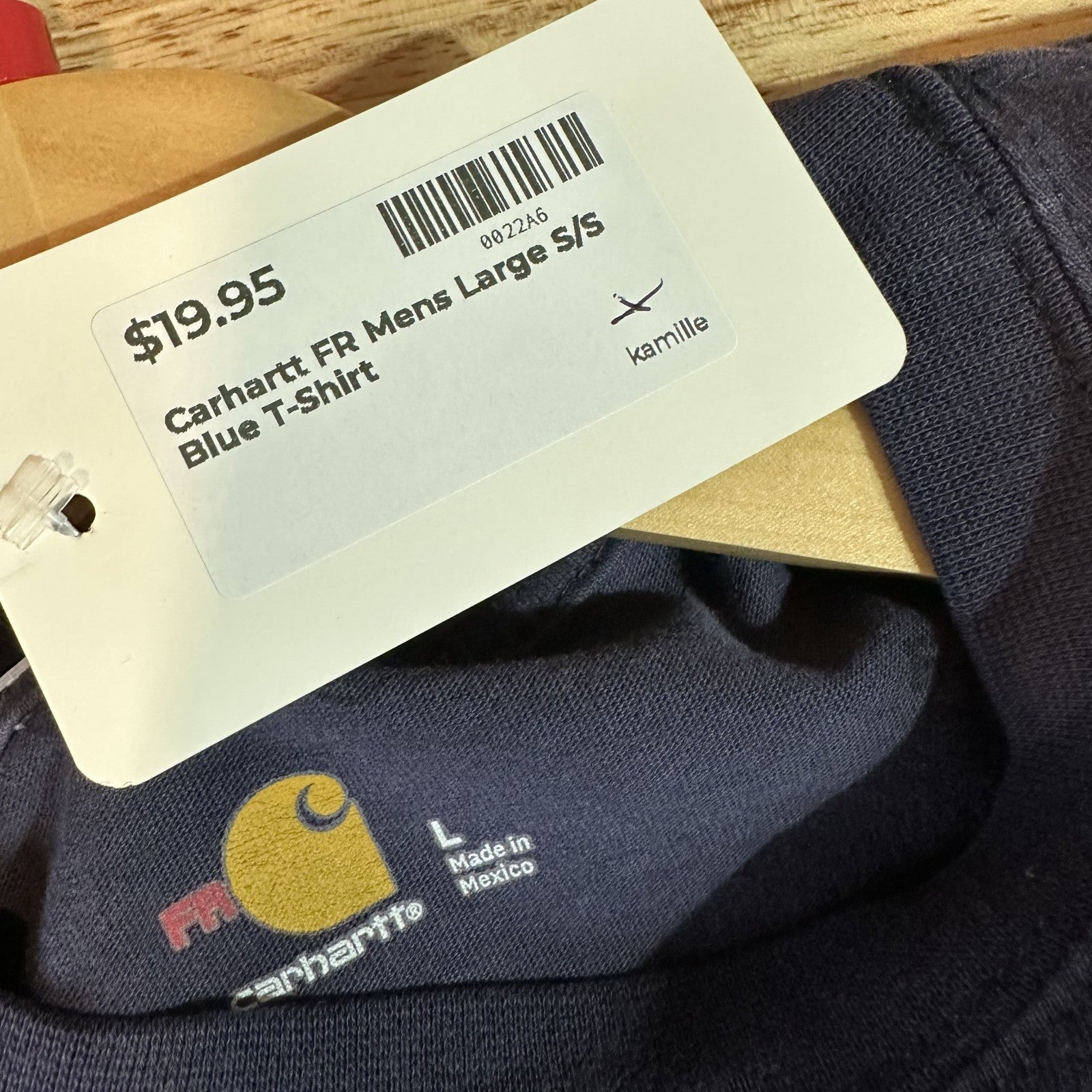 Carhartt FR Shirt Mens Large Flame Resistant Force Relaxed Fit Reflective Work