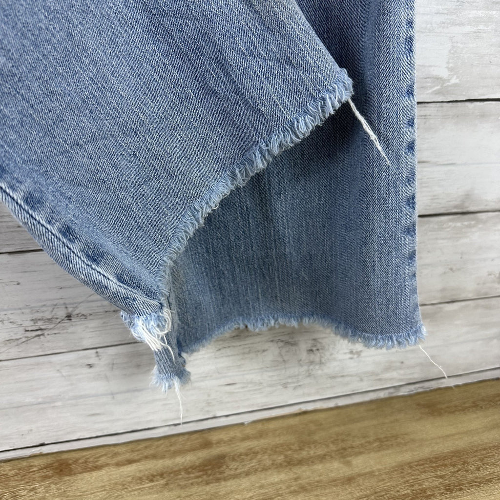 Carhartt WB050 Curvy Fit blue jeans Womens 16x30 (38x29") distressed