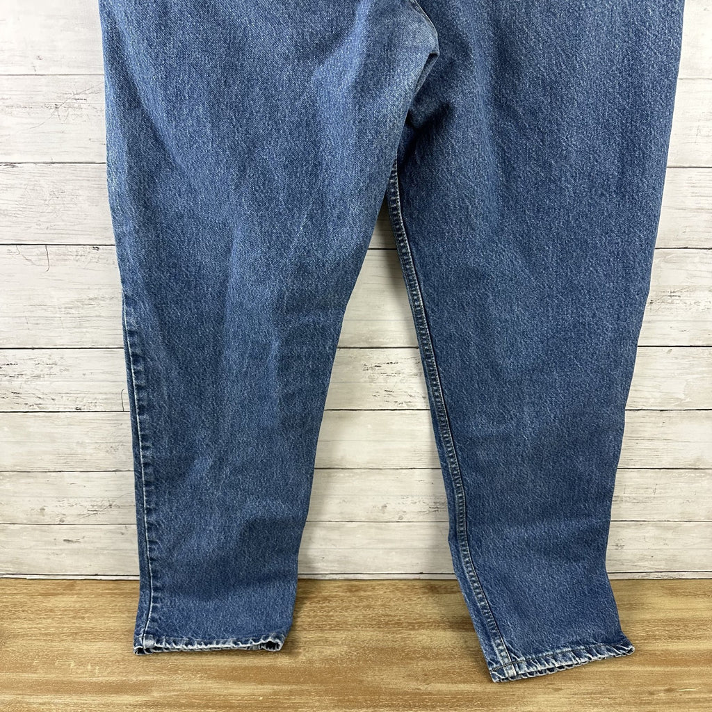 Carhartt B17 DST Jeans Mens 40x34 Blue denim workwear Work Relaxed