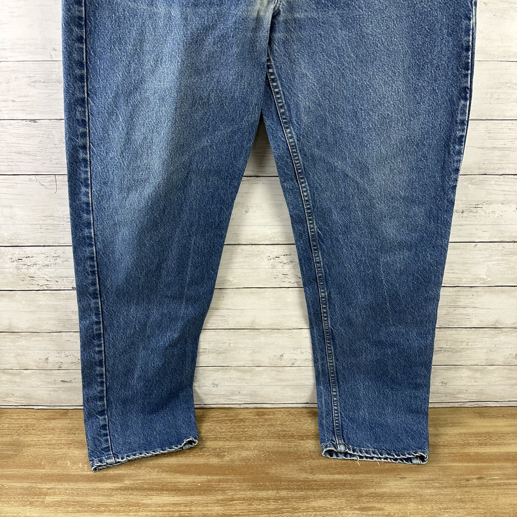 Carhartt B17 DST Jeans Mens 40x34 Blue denim workwear Work Relaxed