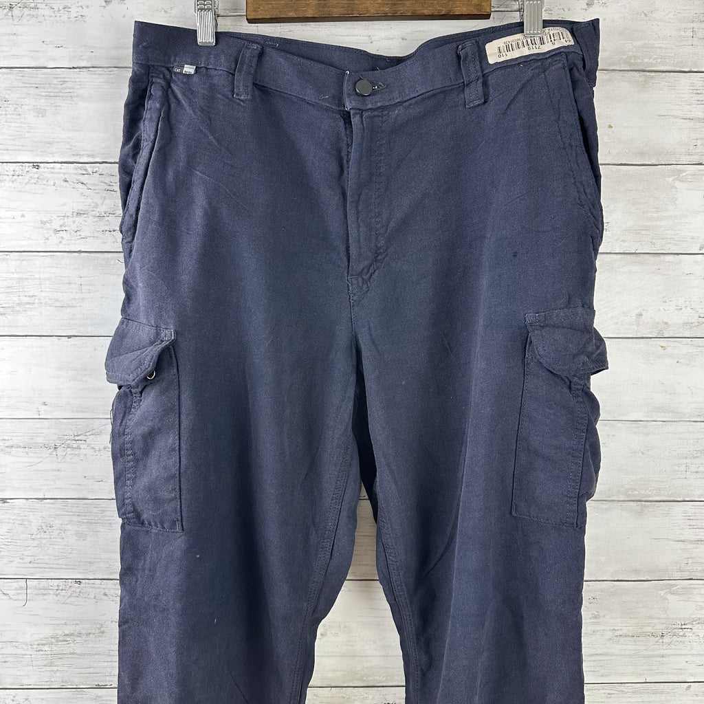 Carhartt FR Cargo Pants Mens 36x34 Blue utility 344-20 Lightweight