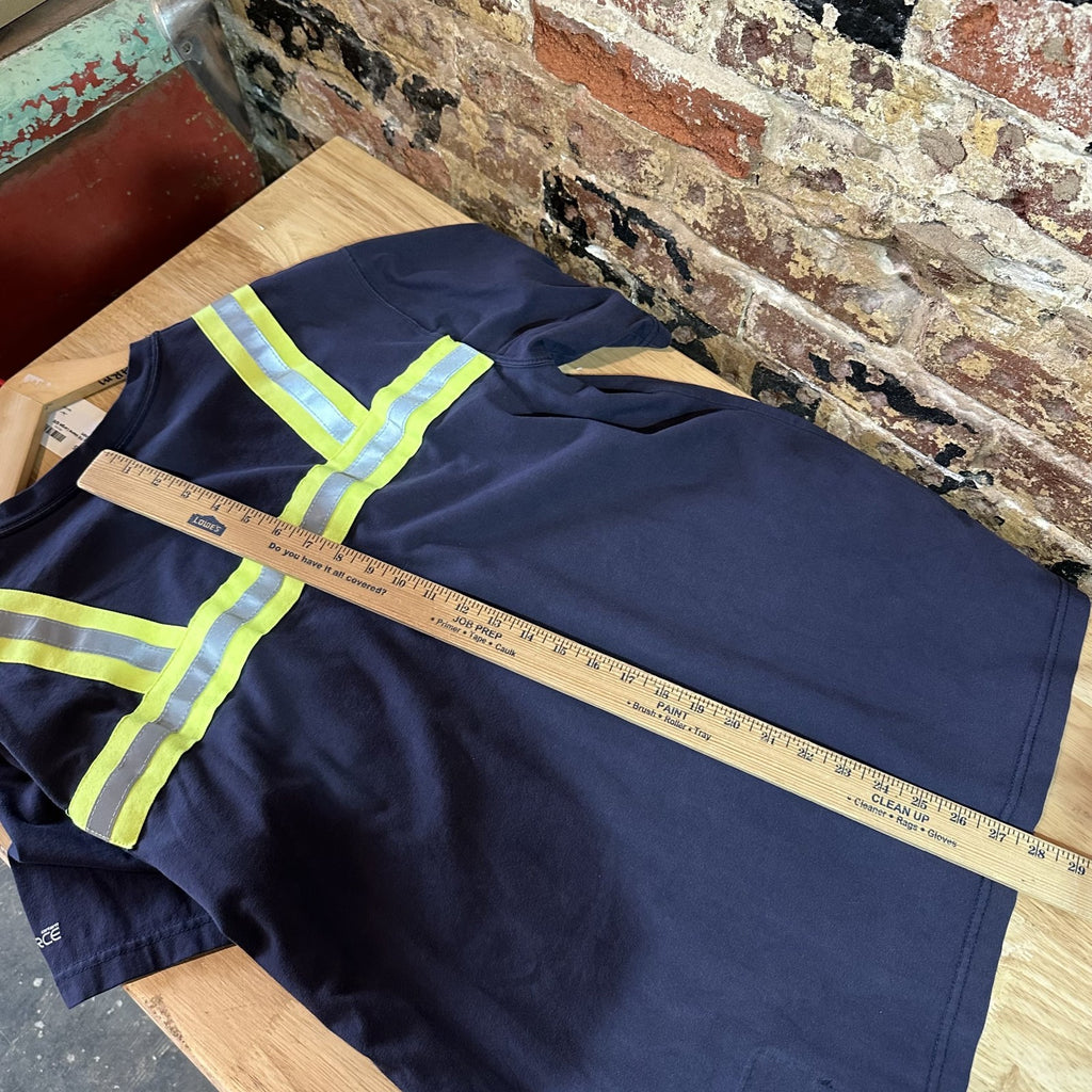 Carhartt FR Shirt Mens Large Flame Resistant Force Relaxed Fit Reflective Work