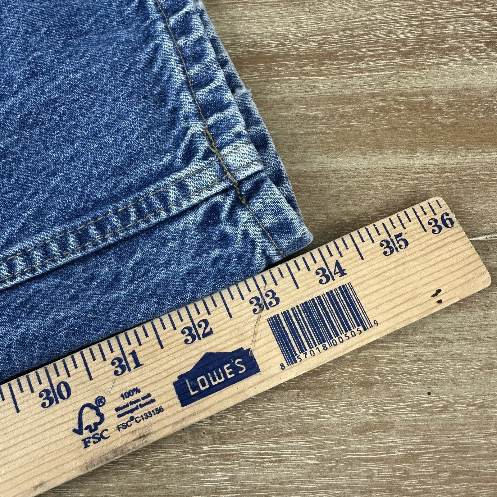 Carhartt B17 DST Jeans Mens 40x34 Blue denim workwear Work Relaxed