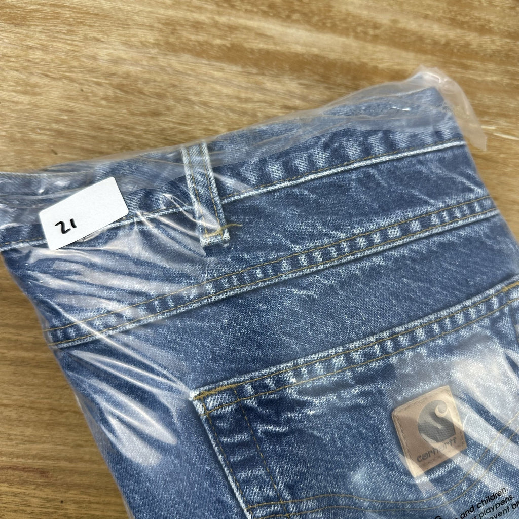 Carhartt B17 DST Jeans Mens 40x34 Blue denim workwear Work Relaxed