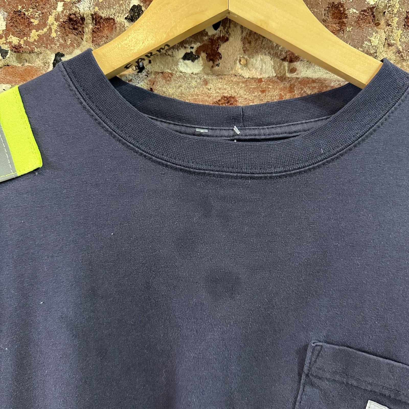Carhartt FR Shirt Mens Large Flame Resistant Force Relaxed Fit Reflective Work