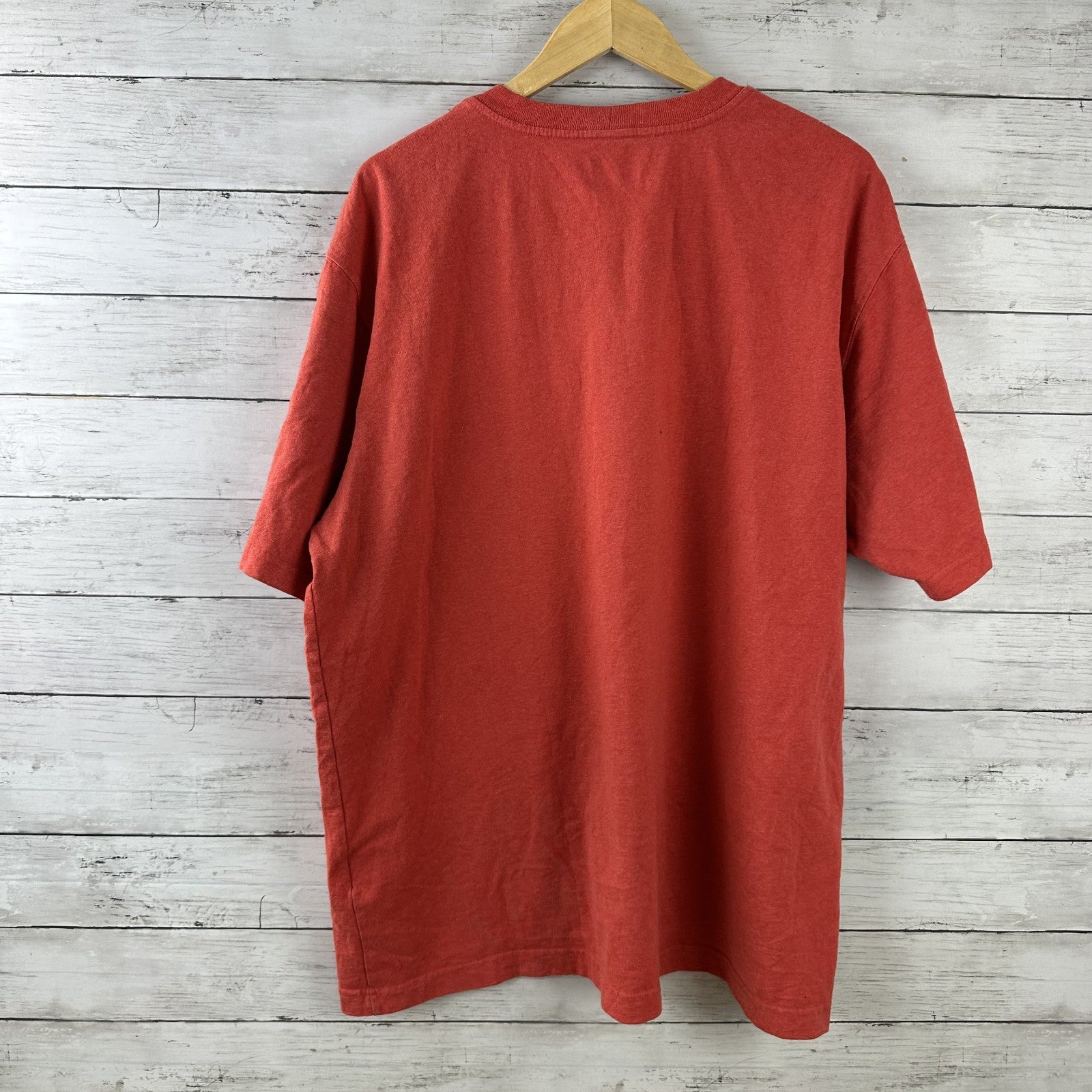 Carhartt Men's XL Loose Fit Short Sleeve Logo T Shirt Redish K87 Pocket T
