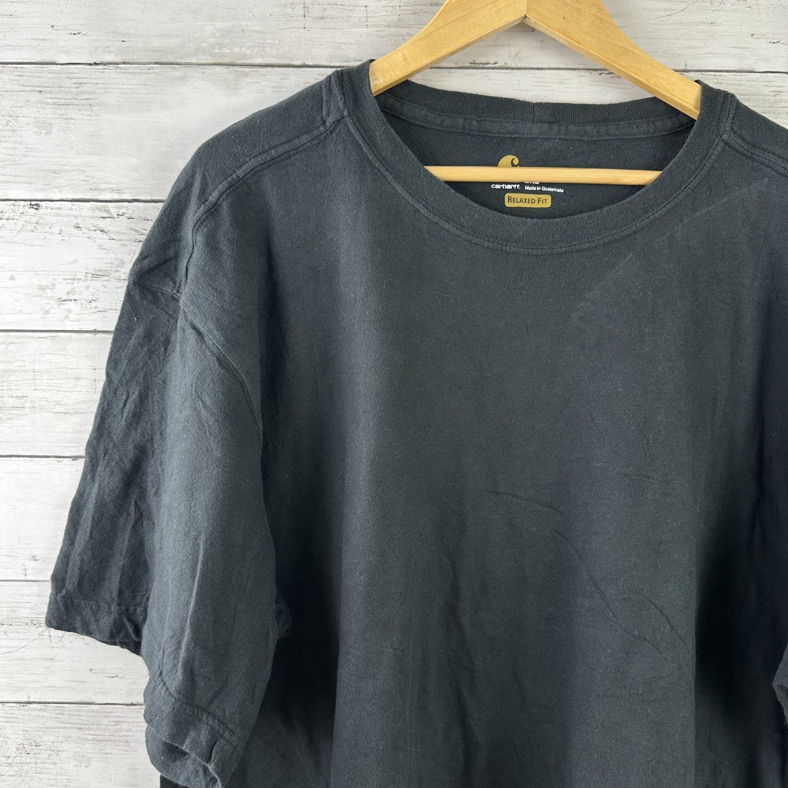 Carhartt Men's 2XL short Sleeve original Fit T Shirt Black Workwear