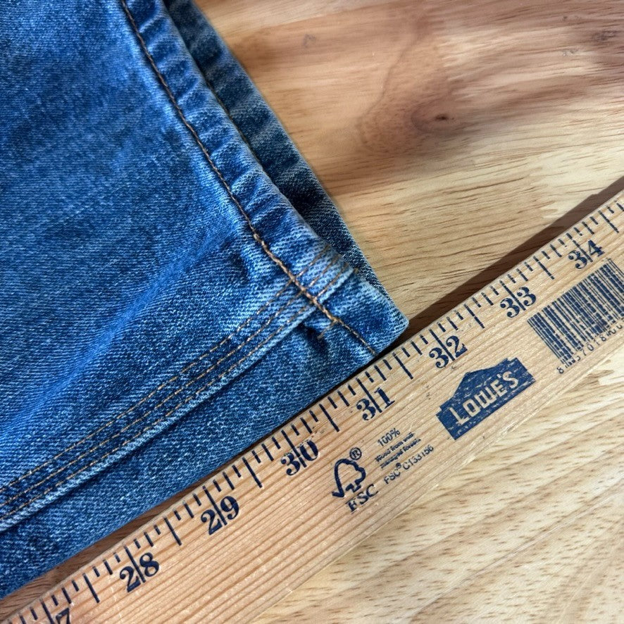 Carhartt Jeans Men Size 42x32 Blue Jean Workwear Relaxed Fit 5 pocket