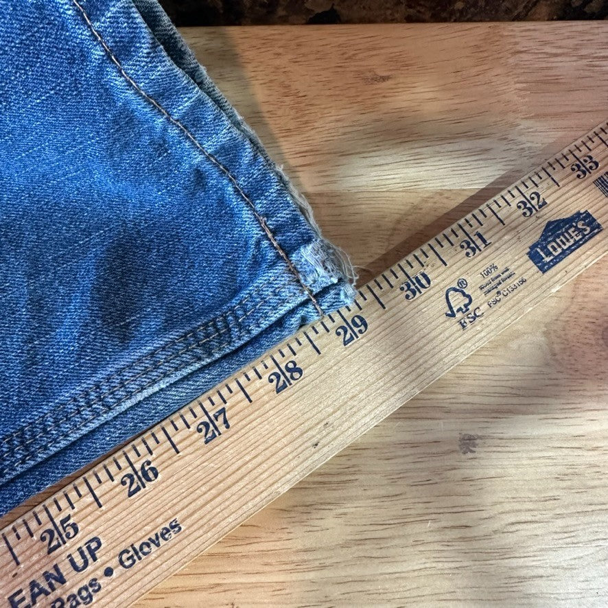 Carhartt Jeans Mens 42x30 Blue denim (measures 42x29.5) workwear 5 pocket