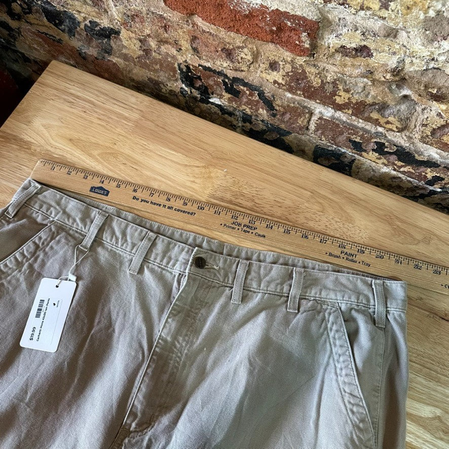 Carhartt Pants Men Size 42x30 Tan Workwear Relaxed Fit  (43x30)