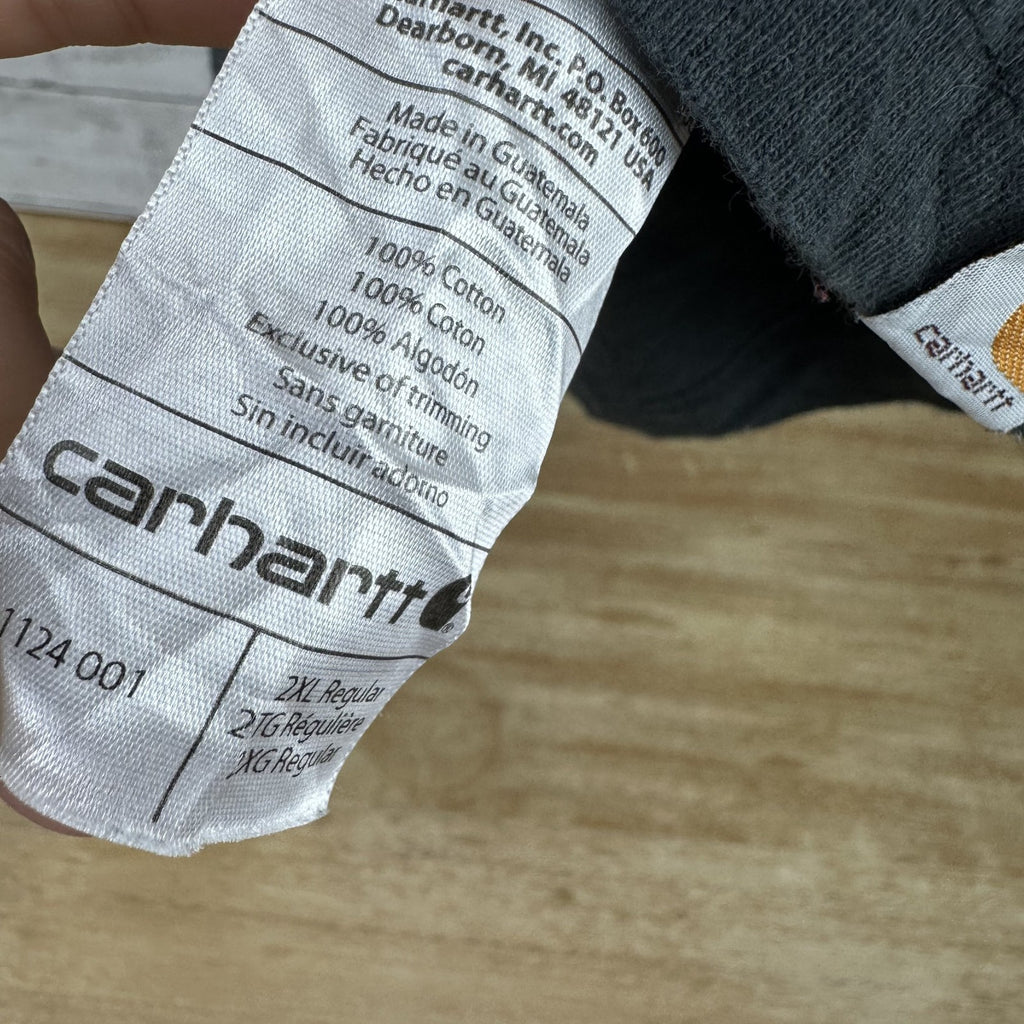 Carhartt Men's 2XL short Sleeve original Fit T Shirt Black Workwear