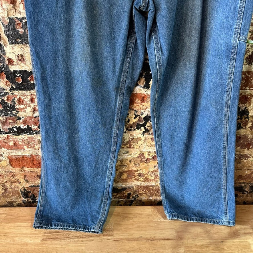 Carhartt Carpenter Jeans FRB13-DNM Mens 40x32 FR Flame Resistant Denim Loose