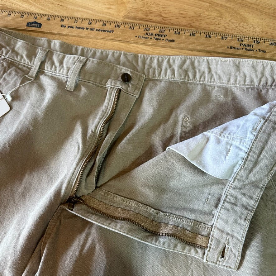 Carhartt Pants Men Size 42x30 Tan Workwear Relaxed Fit  (43x30)
