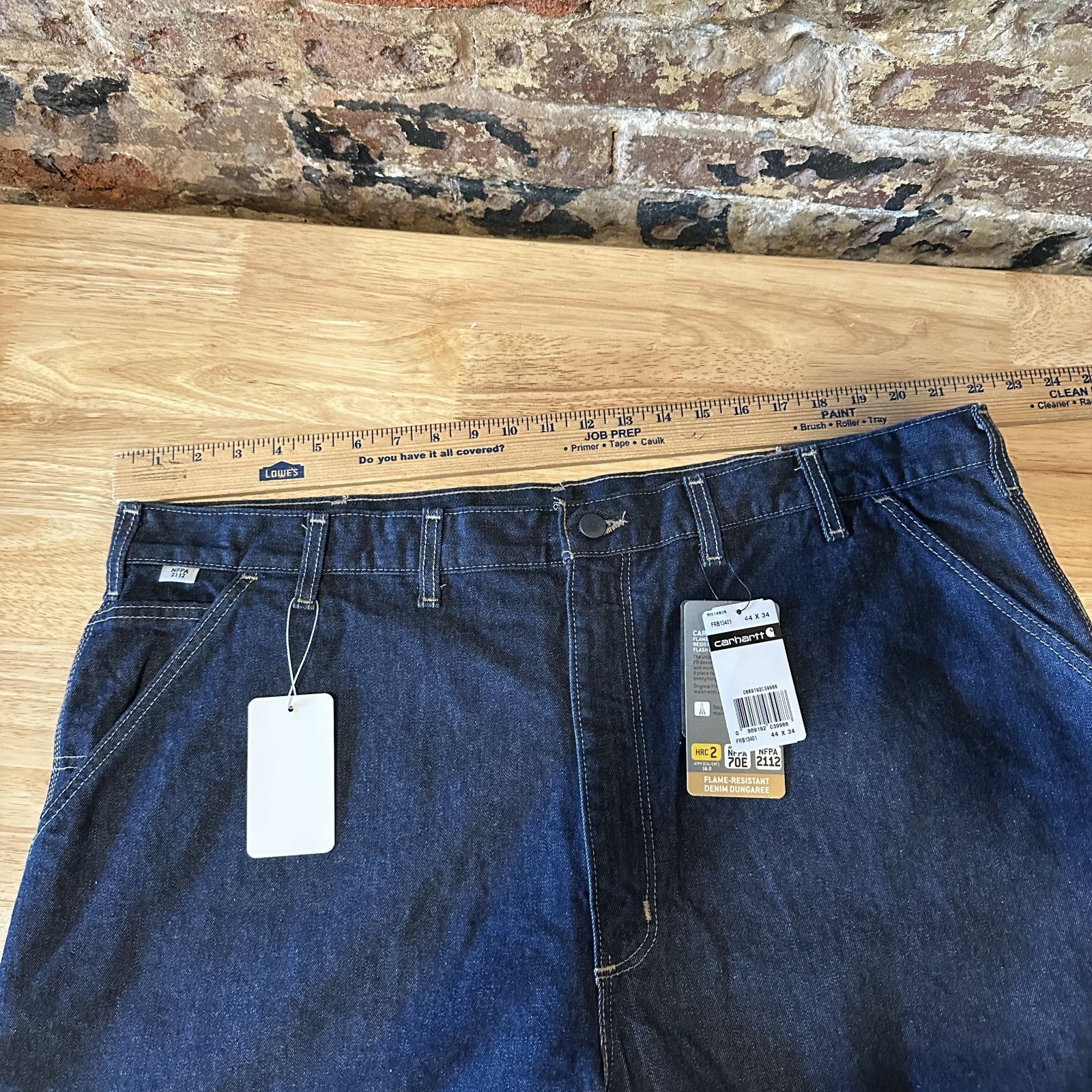 Carhartt 44X34 Flame Resistant Dungaree Jeans FRB13-401 NWT
