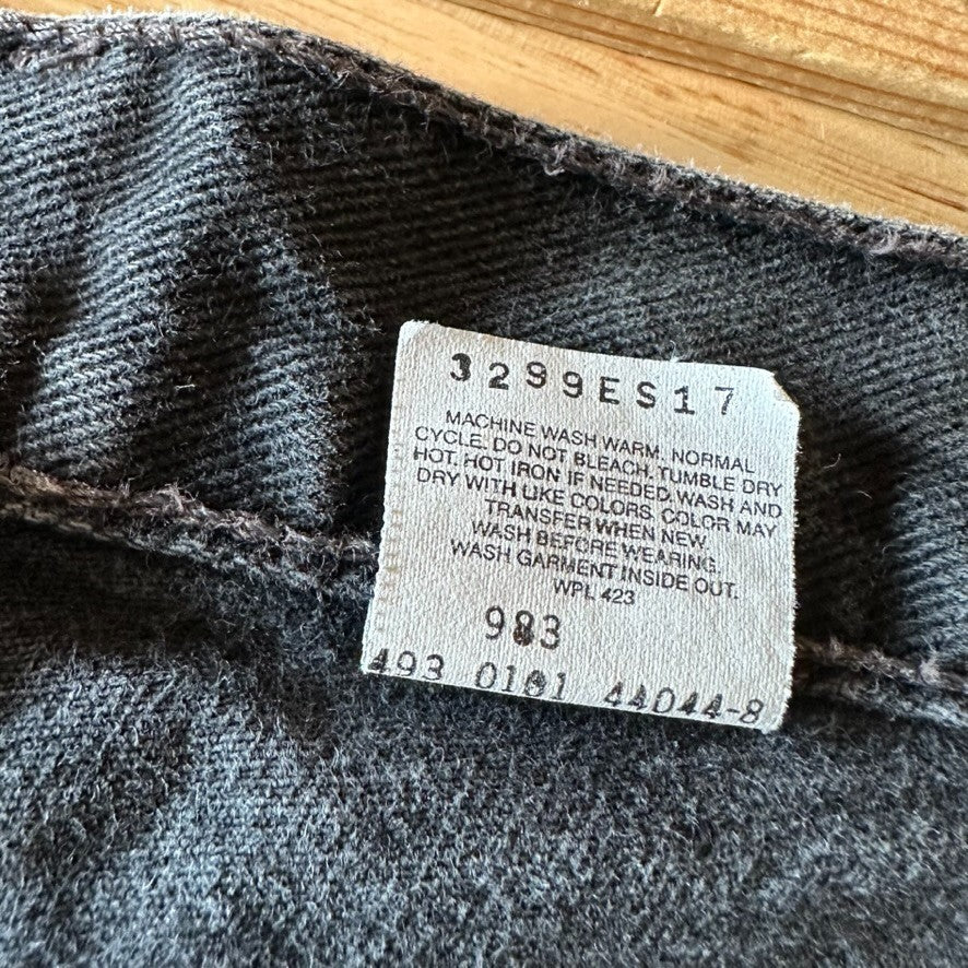 VTG Levis 560 Loose Fit Tapered Leg 40x29.5 Black Red Tab Jeans Levi's Levi