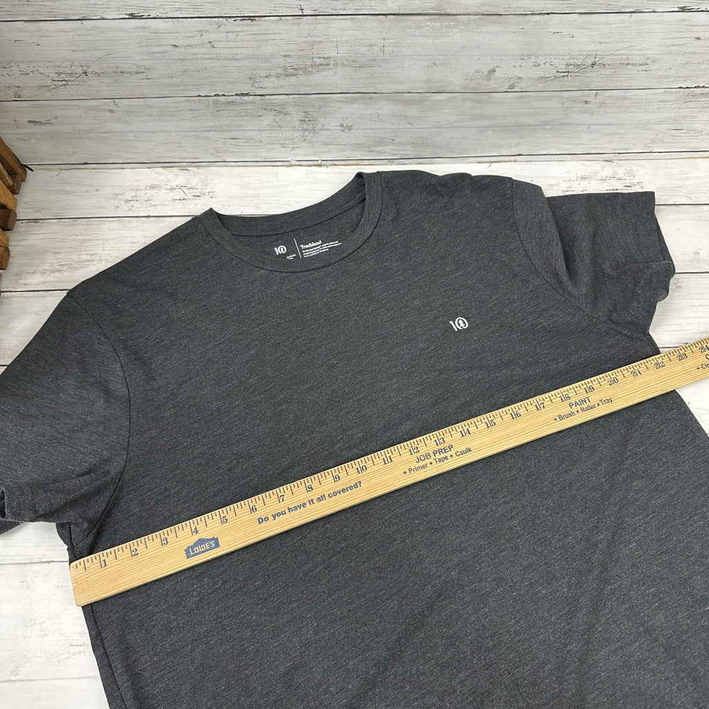 Treeblend T-Shirt Soft Everyday Tee Casual Top Gray Mens XL Short Sleeve