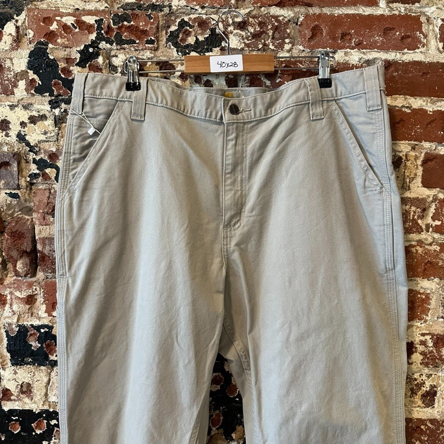 Carhartt Tan Relaxed Fit Pants Mens 40x29 rugged canvas work utility