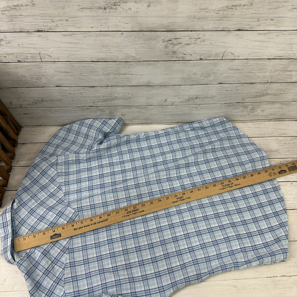 Wrangler Shirt Mens Medium Short Sleeve Button Up Pocket Rockabilly Western Snap