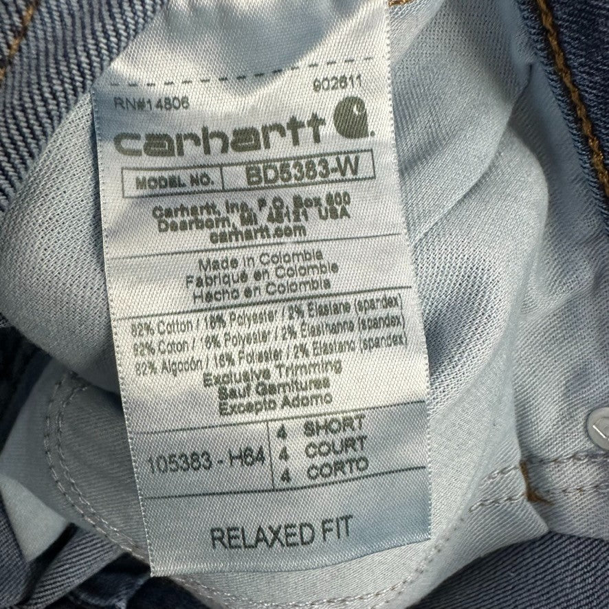 Carhartt Rugged Flex Relaxed Fit Jeans Womens 4 Short BD5853 30x28.5" NWT