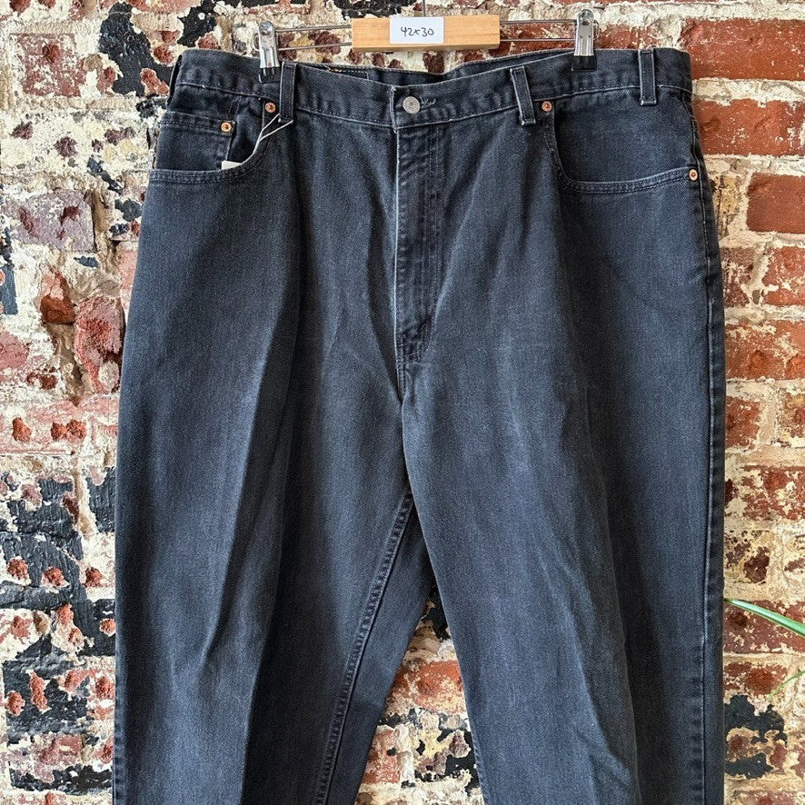 VTG Levis 560 Loose Fit Tapered Leg 40x29.5 Black Red Tab Jeans Levi's Levi