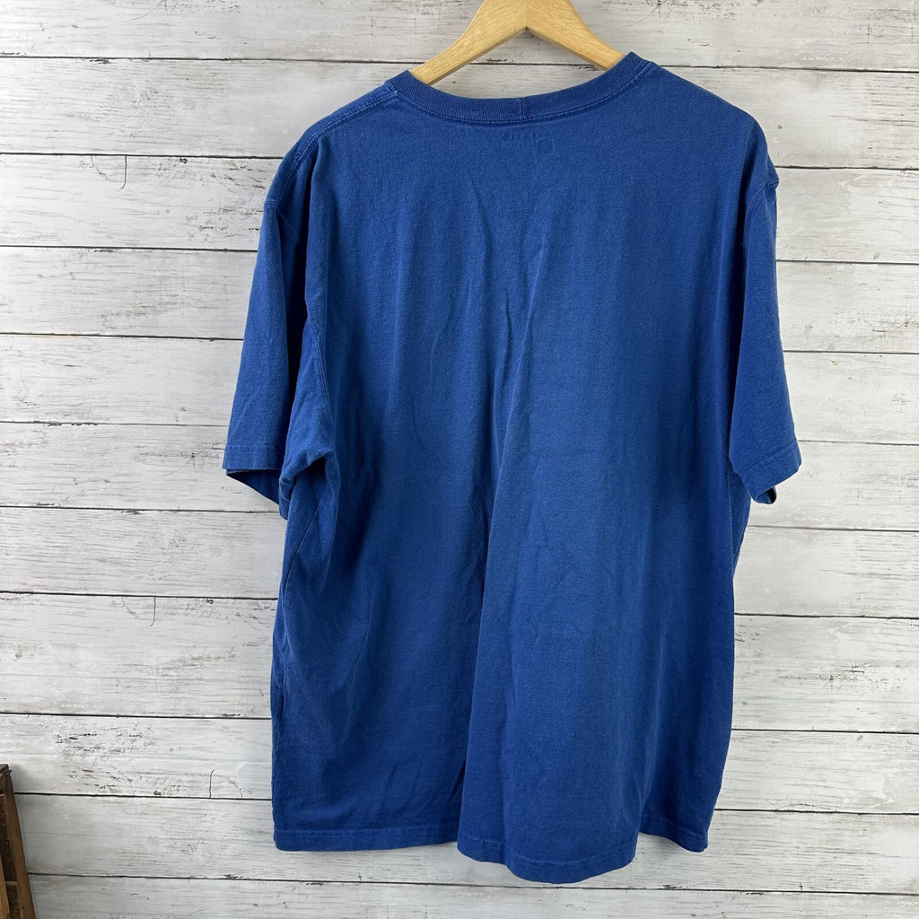 Lot of 3 Carhartt T-Shirt Mens Large Loose Fit Short Sleeve Blue pocket T K87