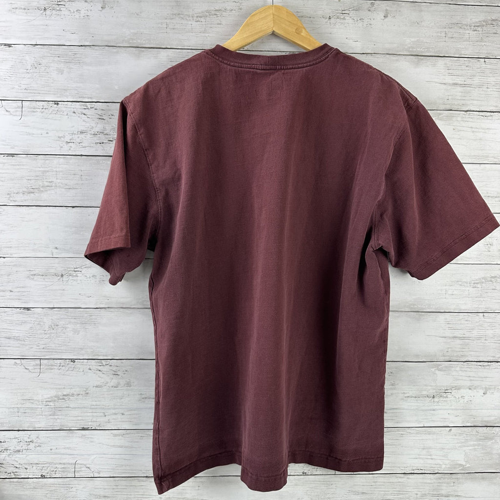 Carhartt Mens Large Short Sleeve T Shirt Original Fit pocket T K87 PRT Port