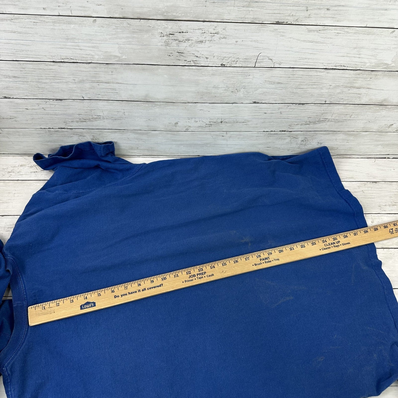 Lot of 3 Carhartt T-Shirt Mens Large Loose Fit Short Sleeve Blue pocket T K87