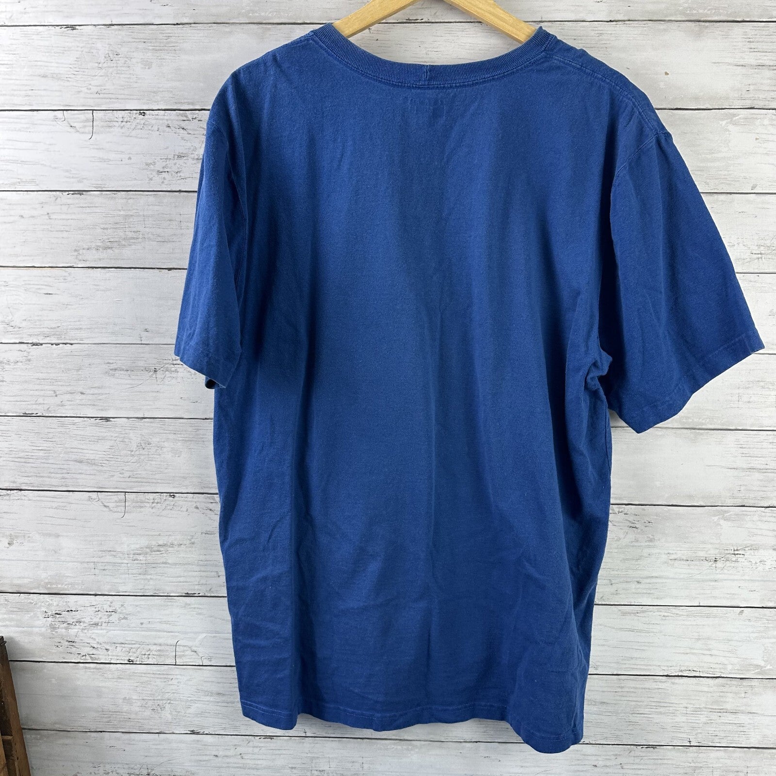 Lot of 3 Carhartt T-Shirt Mens Large Loose Fit Short Sleeve Blue pocket T K87