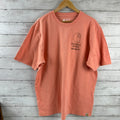 Carhartt Men's Large short Sleeve Loose Fit T Shirt pink Durable Goods Logo T