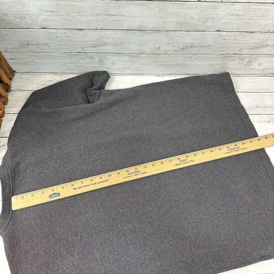 Carhartt T Shirt Mens Large Short Sleeve Workwear Pocket K87 CRH Loose Fit Gray